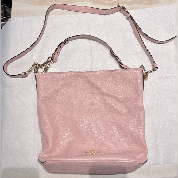 Coach shoulder bag with rose bouquet print interior - Picture 10 of 10